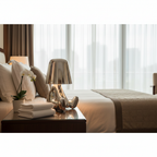 Rechargeable LED Light Table Lamp with Sitting Figure Metal Base