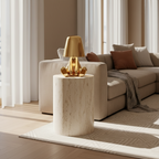 Rechargeable LED Light Table Lamp with Sitting Figure Metal Base