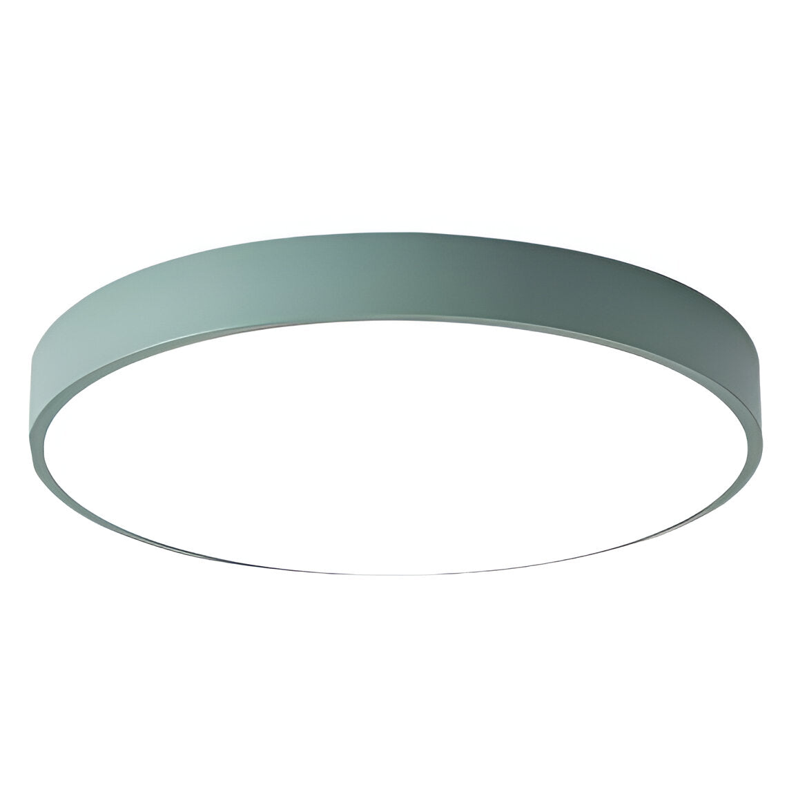 Modern Round Flush Mount Ceiling Light with Slim Frame