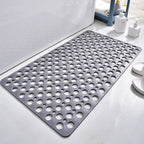 Non-Slip Antibacterial Shower Mat with Drainage Holes and Suction Cups Quick Drying Bath Tub Mat