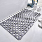 Non-Slip Shower Mat with Suction Cups and Drain Holes Anti-Slip Bathtub Mat Quick-Drying Washable PVC Bath Mat for Shower and Tub