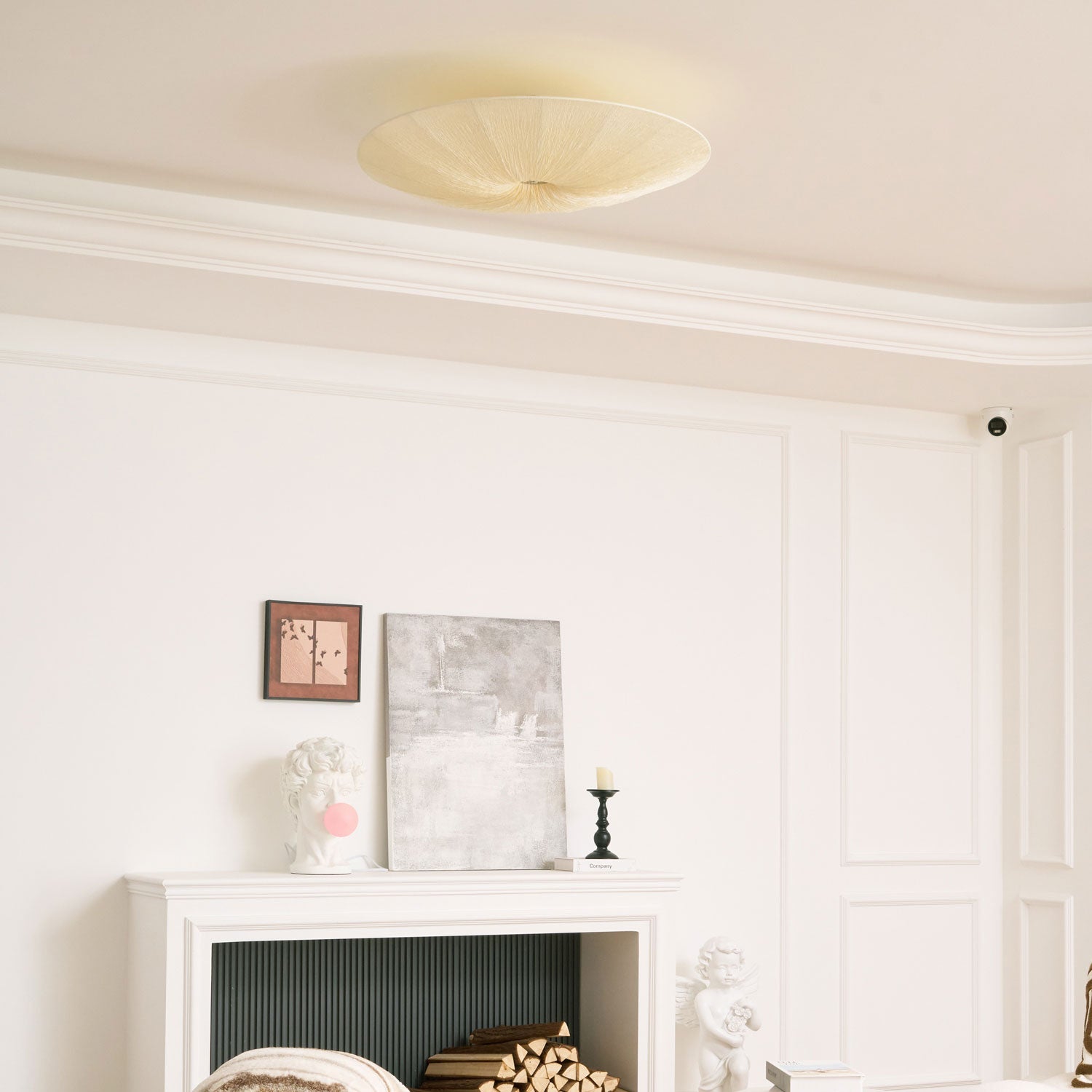 Modern Acrylic Flush Mount Ceiling Light With Warm LED Glow — Harbor Light Co.
