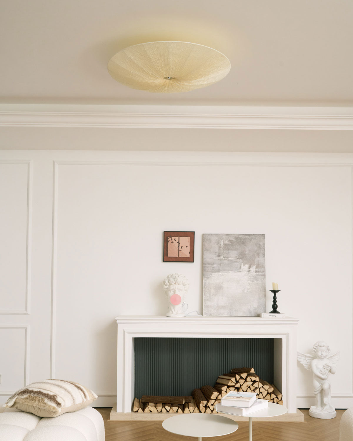 Modern Acrylic Flush Mount Ceiling Light With Warm LED Glow — Harbor Light Co.