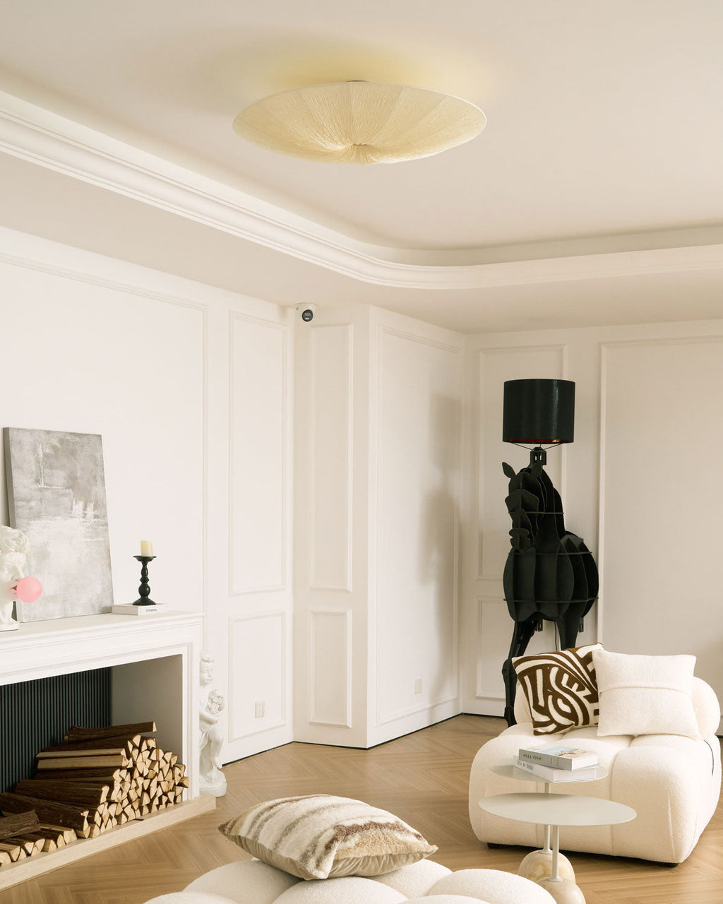 Modern Acrylic Flush Mount Ceiling Light With Warm LED Glow — Harbor Light Co.