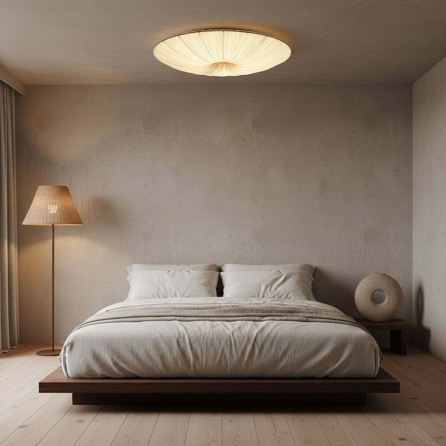 Modern Acrylic Flush Mount Ceiling Light With Warm LED Glow — Harbor Light Co.