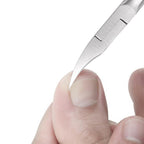 Stainless Steel Toenail Clippers for Thick Nails Precision Nail Nipper with Sharp Curved Blades and Ergonomic Non-Slip Handle