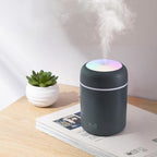Portable Ultrasonic Humidifier Aroma Diffuser Cool Mist USB Powered with Color Changing Night Light for Home Car and Office