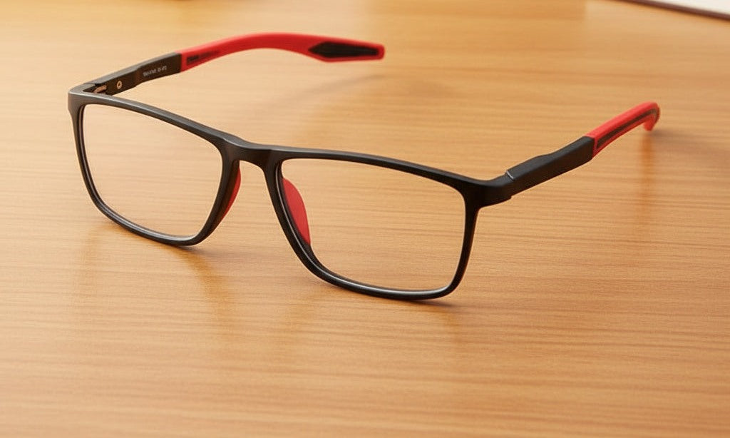 Reading Glasses for Women and Men Lightweight Sports Frame Readers with Flexible Temples Rectangular Eyeglasses for Reading and Computer