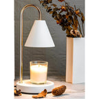 Candle Warmer Lamp Electric Wax Melting Table Light with Dimmer and Timer Flameless Fragrance Lamp for Jar Candles