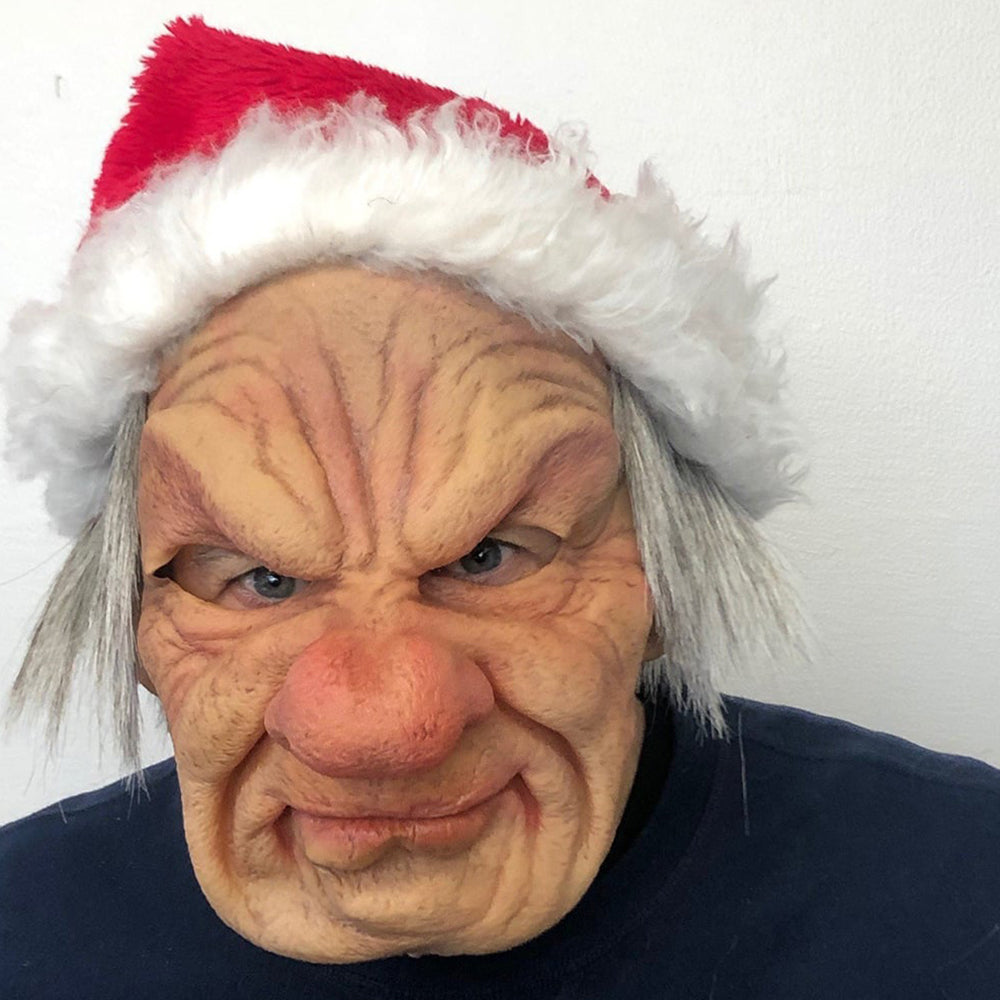 Realistic Latex Full Head Mask Halloween Costume Mask for Adults Breathable Natural Latex Character Disguise