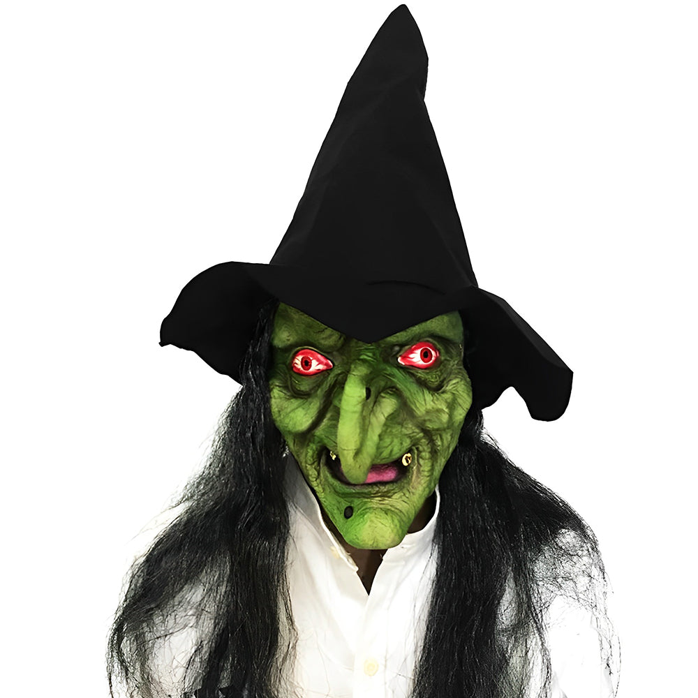 Realistic Latex Full Head Mask Halloween Costume Mask for Adults Breathable Natural Latex Character Disguise