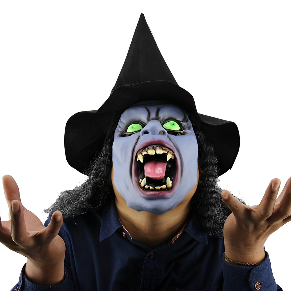 Realistic Latex Full Head Mask Halloween Costume Mask for Adults Breathable Natural Latex Character Disguise