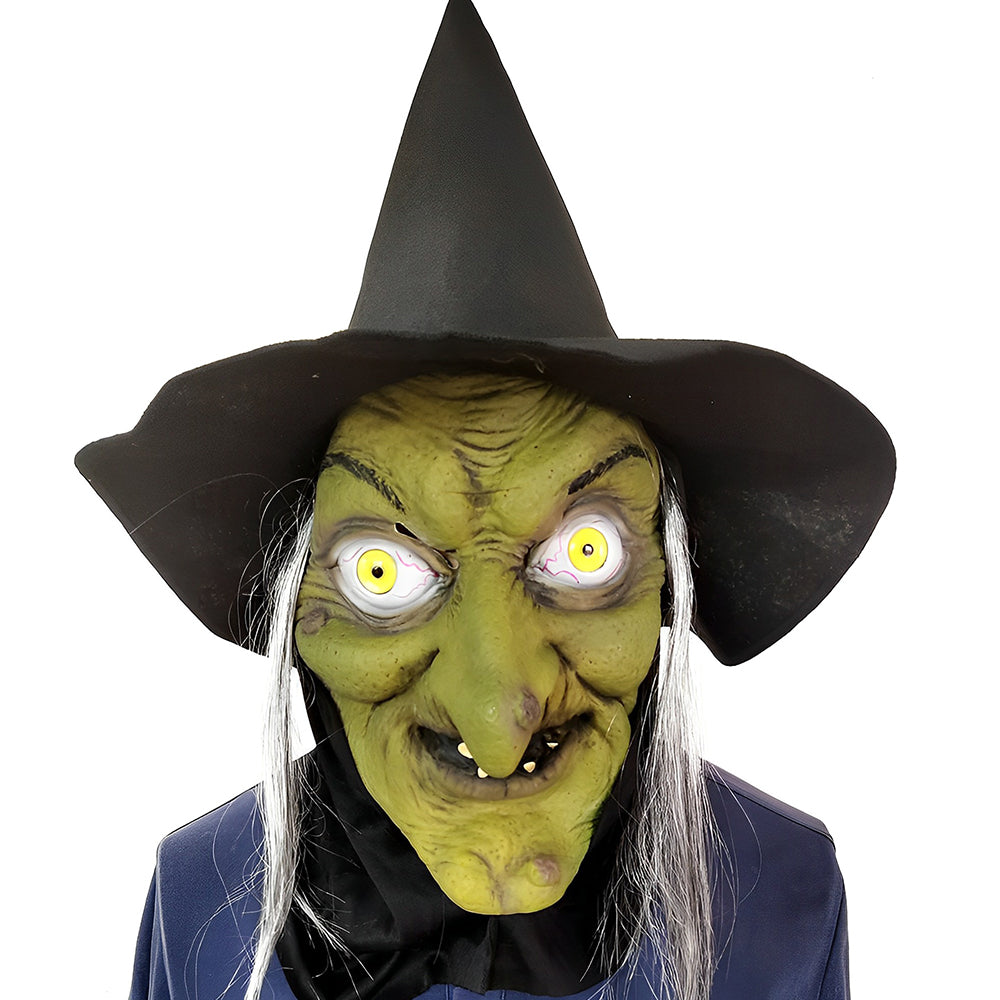Realistic Latex Full Head Mask Halloween Costume Mask for Adults Breathable Natural Latex Character Disguise