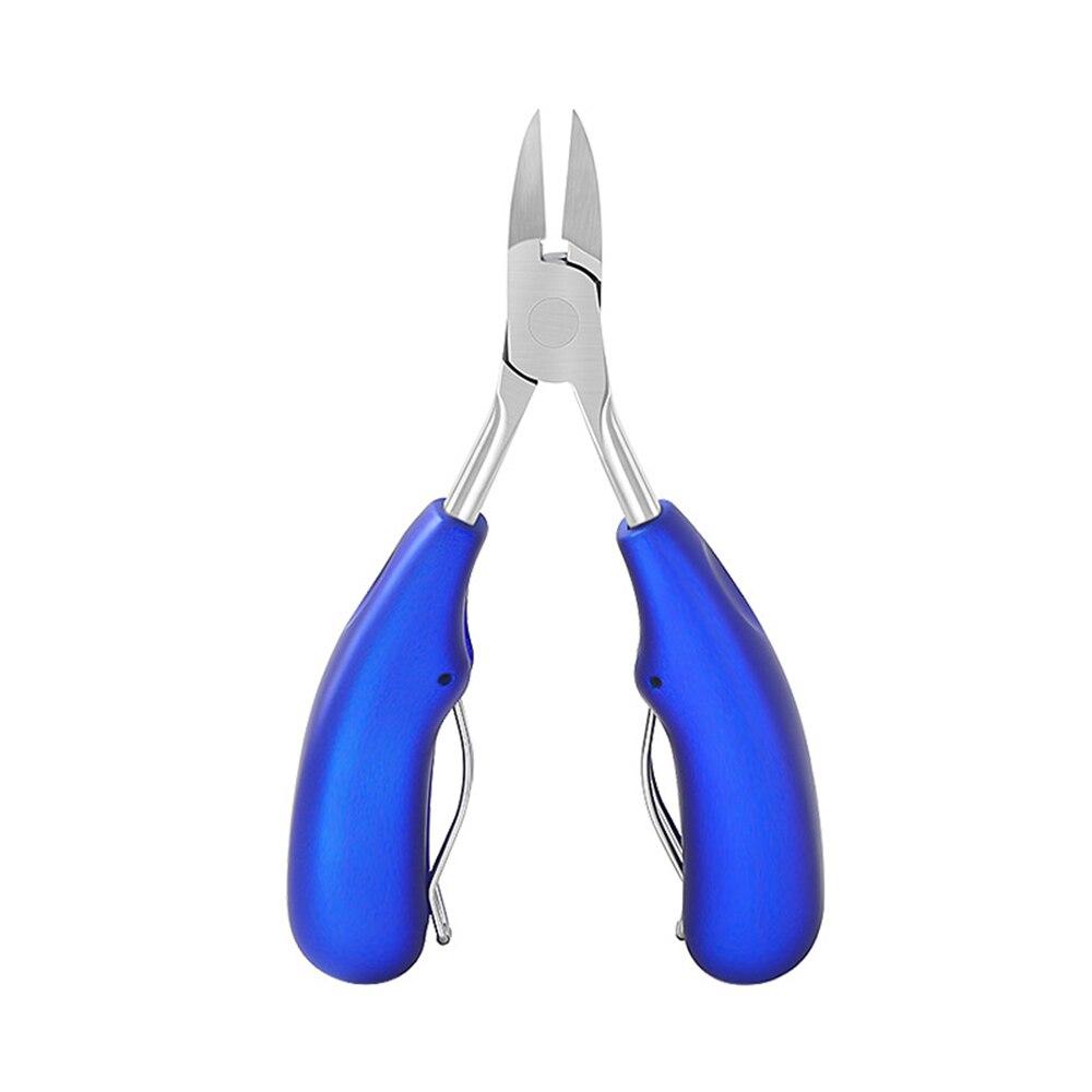Stainless Steel Toenail Clippers for Thick Nails Precision Nail Nipper with Sharp Curved Blades and Ergonomic Non-Slip Handle