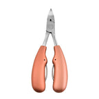 Stainless Steel Toenail Clippers for Thick Nails Precision Nail Nipper with Sharp Curved Blades and Ergonomic Non-Slip Handle