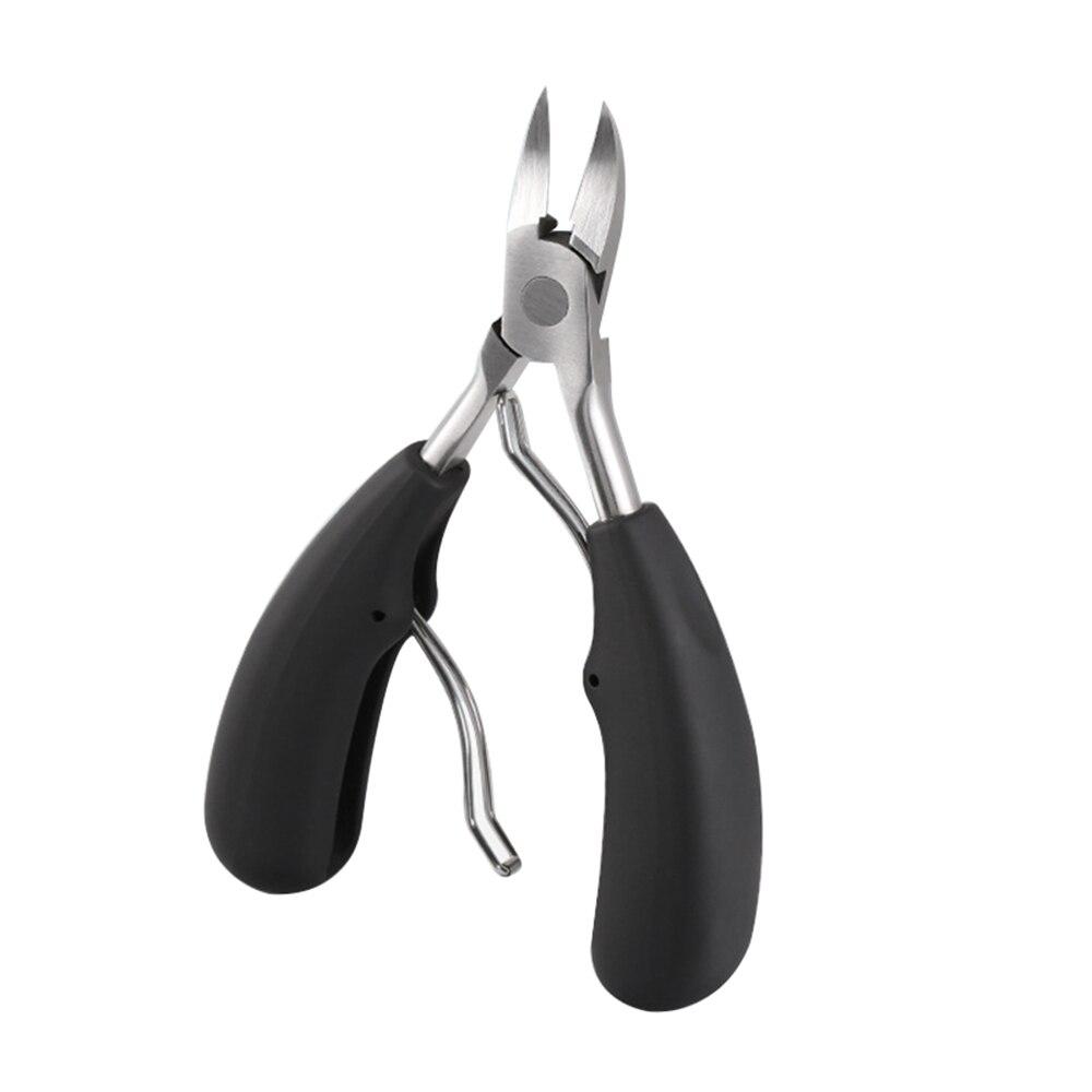 Stainless Steel Toenail Clippers for Thick Nails Precision Nail Nipper with Sharp Curved Blades and Ergonomic Non-Slip Handle