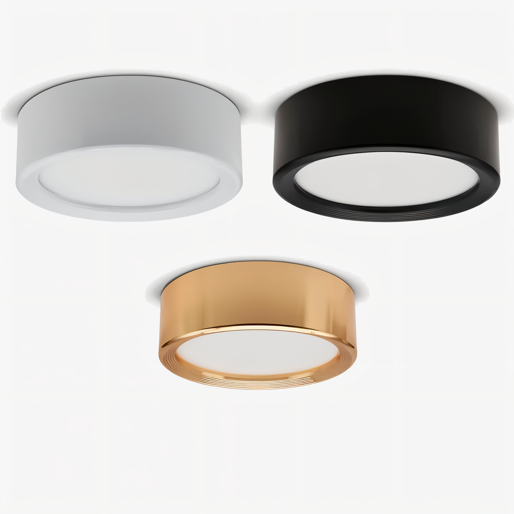 Modern Iron Flush Mount Ceiling Light — Harbor Light Co.