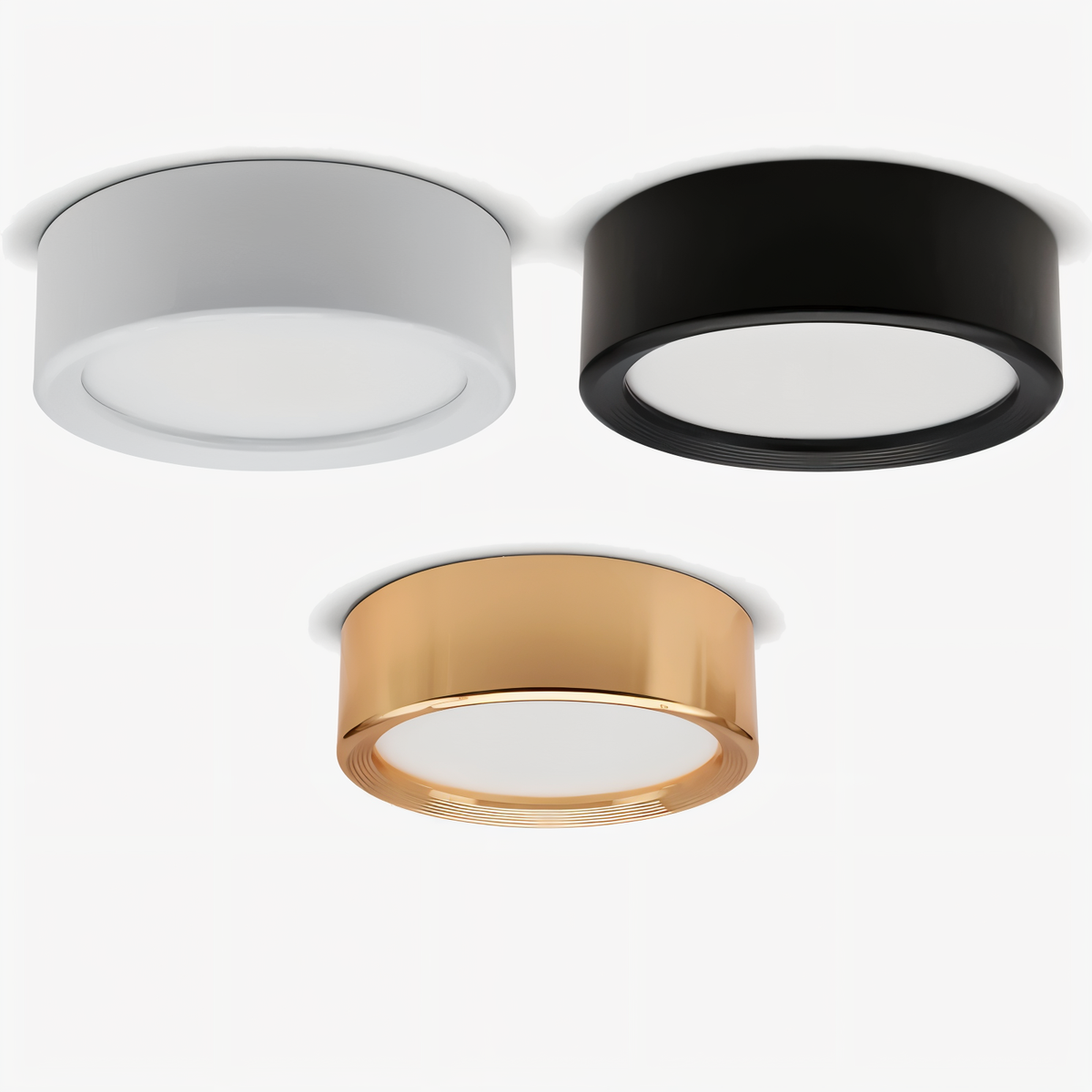 Modern Iron Flush Mount Ceiling Light — Harbor Light Co.
