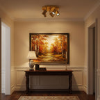 Adjustable 3/5-Light Spotlight Ceiling Light with Round Canopy