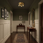 Adjustable 3/5-Light Spotlight Ceiling Light with Round Canopy