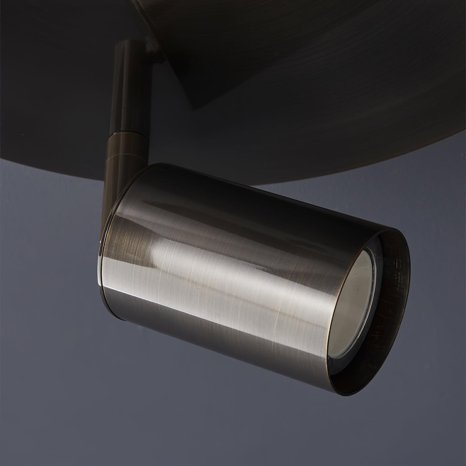 Adjustable 3/5-Light Spotlight Ceiling Light with Round Canopy