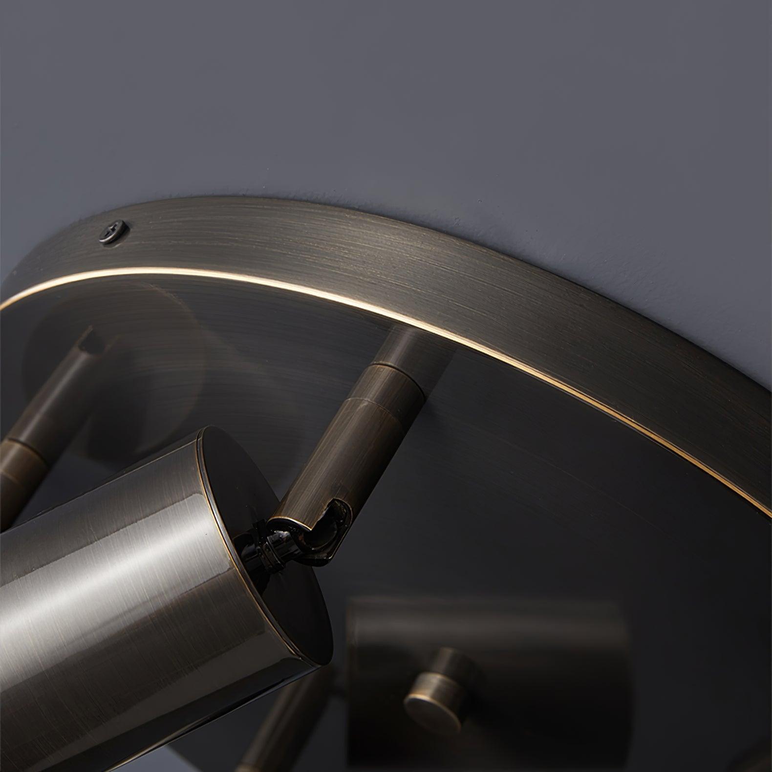 Adjustable 3/5-Light Spotlight Ceiling Light with Round Canopy