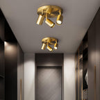 Adjustable 3/5-Light Spotlight Ceiling Light with Round Canopy