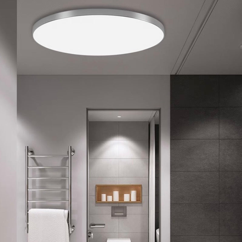 Modern Round Flush Mount LED Ceiling Light with Slim Profile