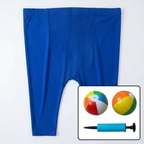 Giant Stretch Pants Ball Catching Party Game with Inflatable Beach Balls