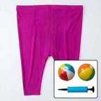 Giant Stretch Pants Ball Catching Party Game with Inflatable Beach Balls