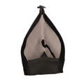 Self Standing Mesh Travel Toiletry Pouch with Dividers and Hanging Loop