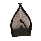 Self Standing Mesh Travel Toiletry Pouch with Dividers and Hanging Loop