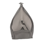 Self Standing Mesh Travel Toiletry Pouch with Dividers and Hanging Loop