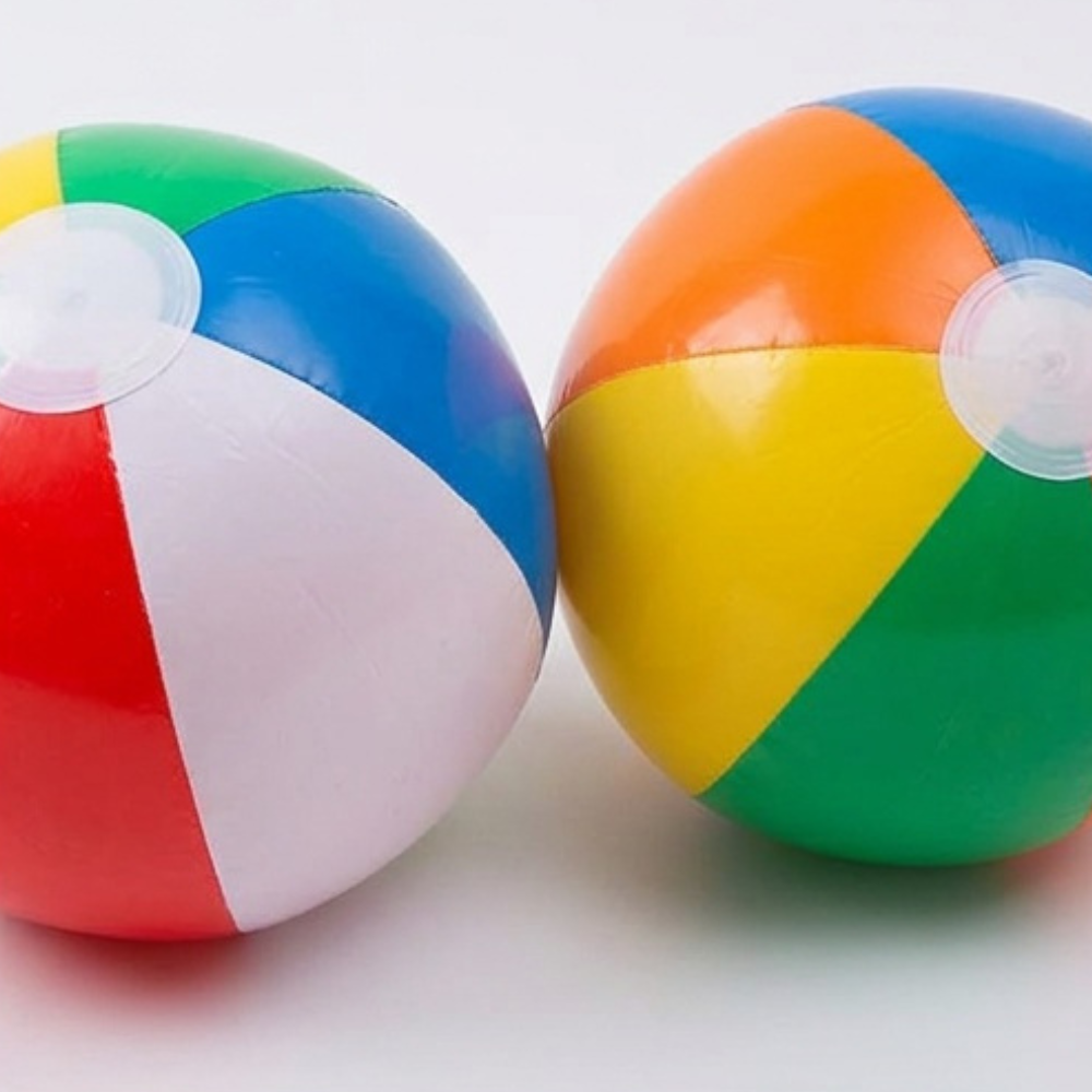 Giant Stretch Pants Ball Catching Party Game with Inflatable Beach Balls