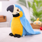 Interactive Talking Parrot Plush Toy Voice Repeat Stuffed Animal Speech Learning Toy for Kids Battery Operated