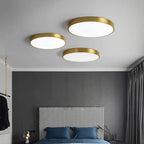 Modern Round Flush Mount Ceiling Light with Slim Frame LED Light