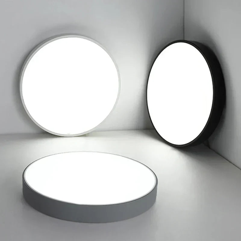 Modern Round Flush Mount Ceiling Light with Slim Frame LED Light