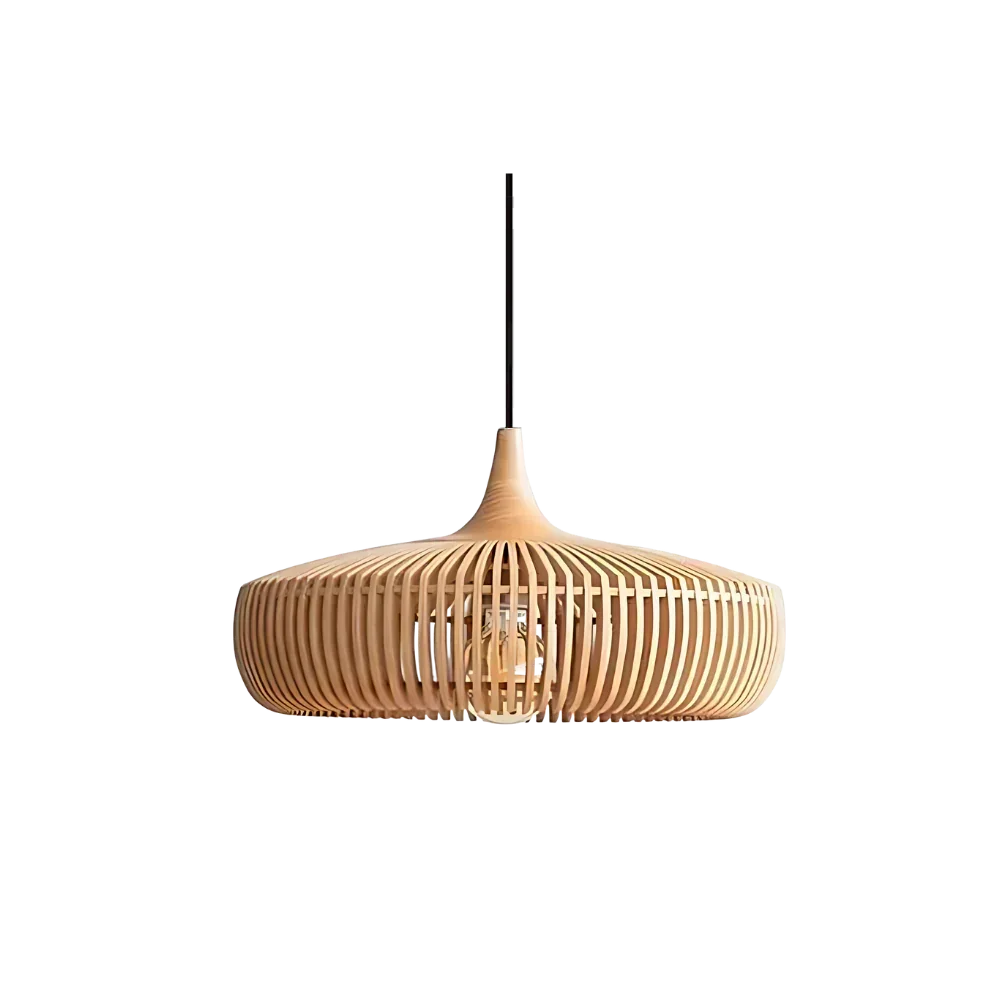 Scandinavian Wood Pendant Light for Living and Dining Rooms — Harbor Light Co.