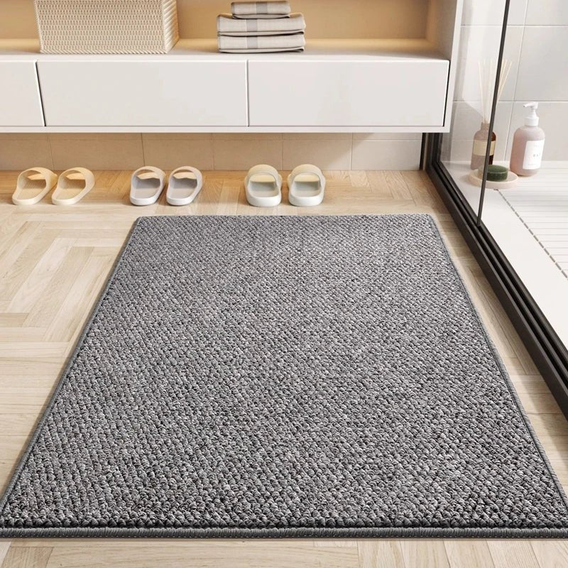 Absorbent Door Mat Indoor Outdoor Entryway Rug Quick-Drying Non-Slip Doormat Dirt Trapper Mat for Front Door Hallway and Patio