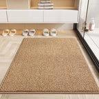 Absorbent Door Mat Indoor Outdoor Entryway Rug Quick-Drying Non-Slip Doormat Dirt Trapper Mat for Front Door Hallway and Patio