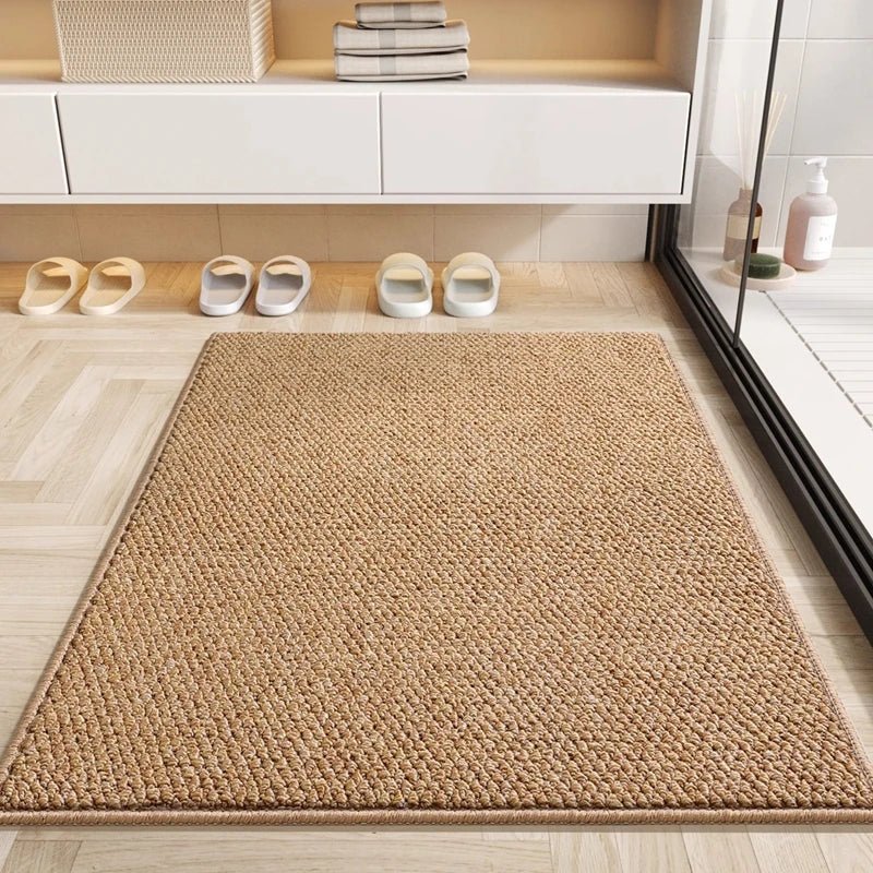 Absorbent Door Mat Indoor Outdoor Entryway Rug Quick-Drying Non-Slip Doormat Dirt Trapper Mat for Front Door Hallway and Patio