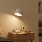 Wireless LED Wall Light with Remote Control Rechargeable Battery Operated Wall Sconce Dimmable Stick-On Wall Lamp with Timer for Bedroom and Hallway
