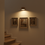 Wireless LED Wall Light with Remote Control Rechargeable Battery Operated Wall Sconce Dimmable Stick-On Wall Lamp with Timer for Bedroom and Hallway