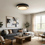 Modern Layered Round Flush Mount Ceiling Light