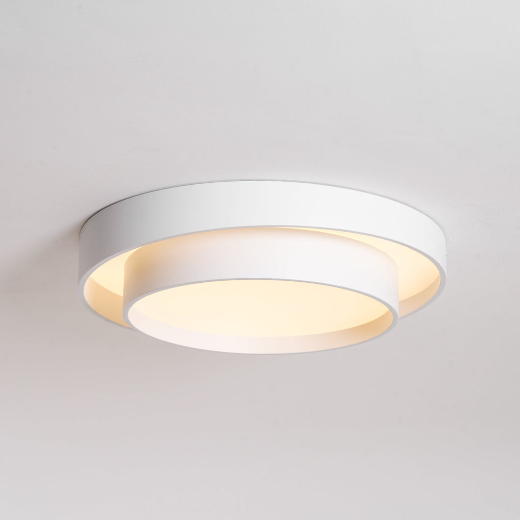 Modern Layered Round Flush Mount Ceiling Light