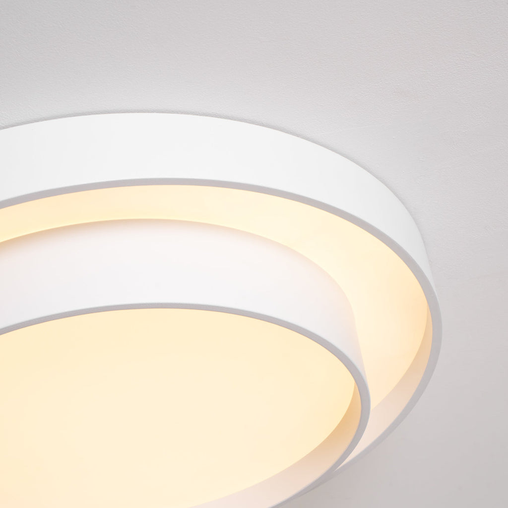 Modern Layered Round Flush Mount Ceiling Light