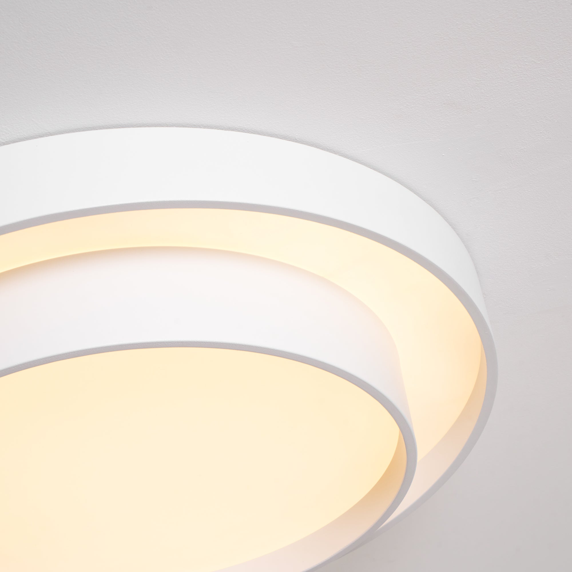 Modern Layered Round Flush Mount Ceiling Light