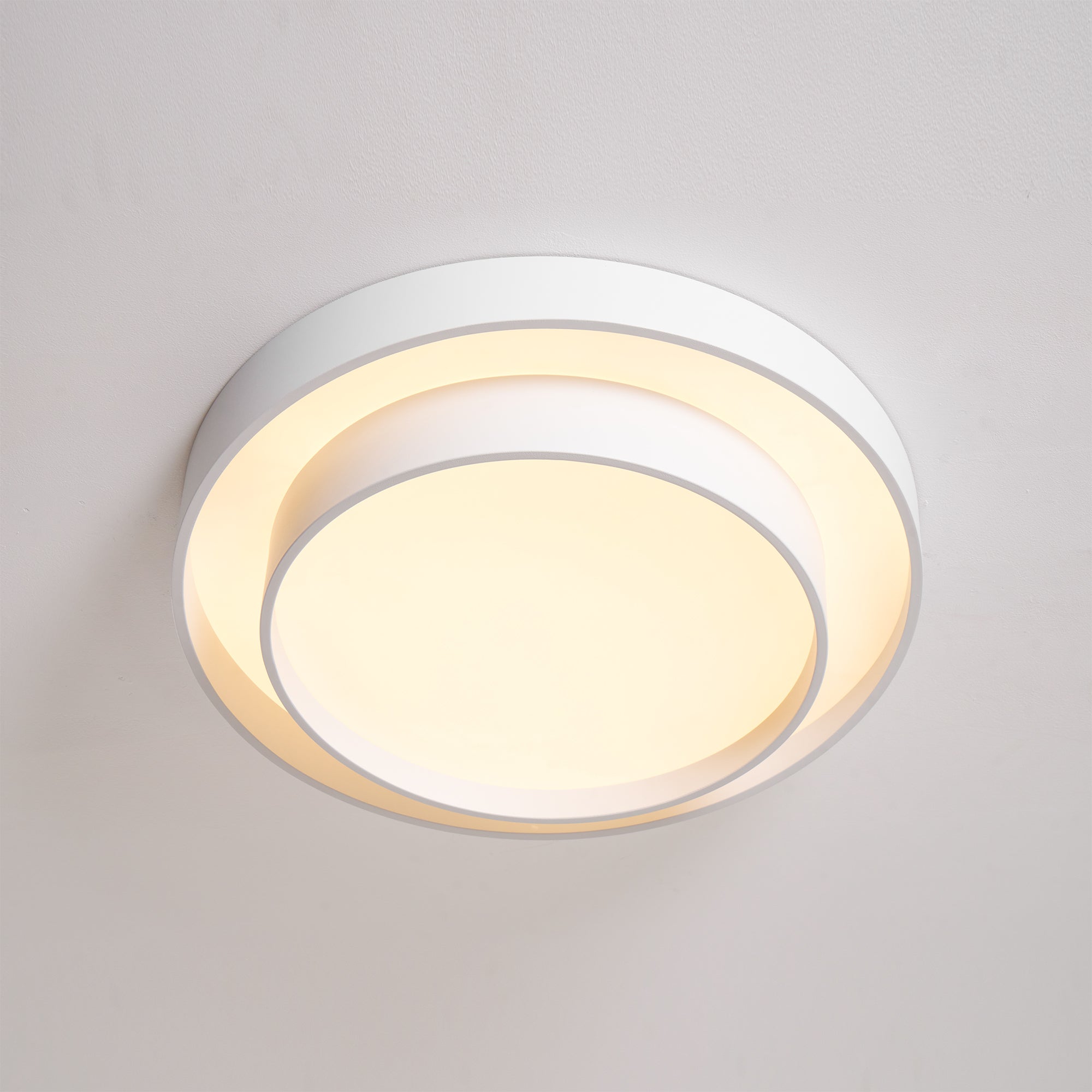 Modern Layered Round Flush Mount Ceiling Light