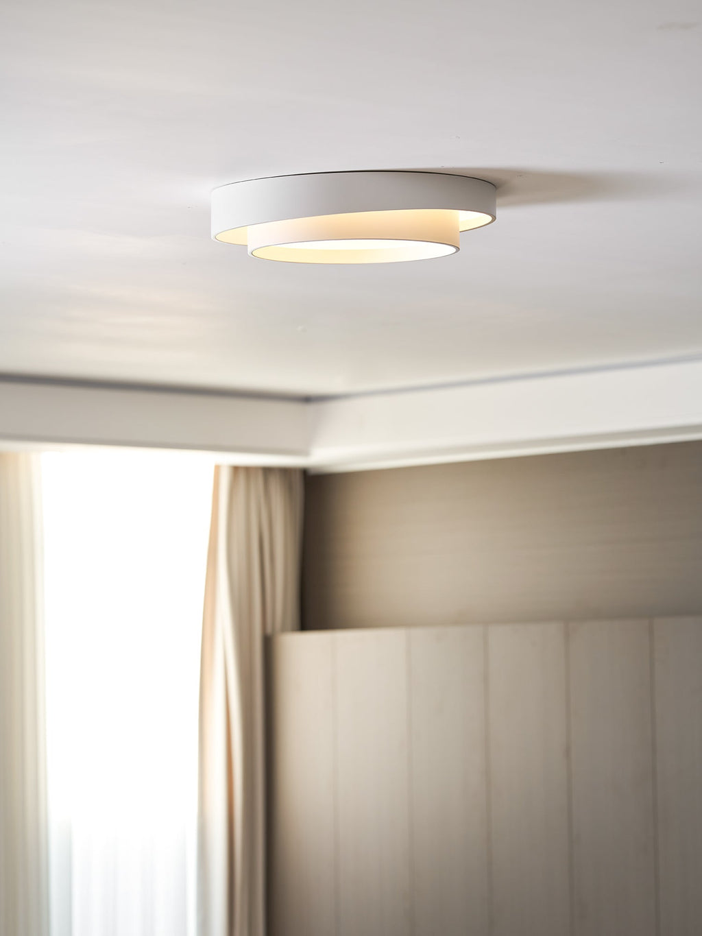 Modern Layered Round Flush Mount Ceiling Light