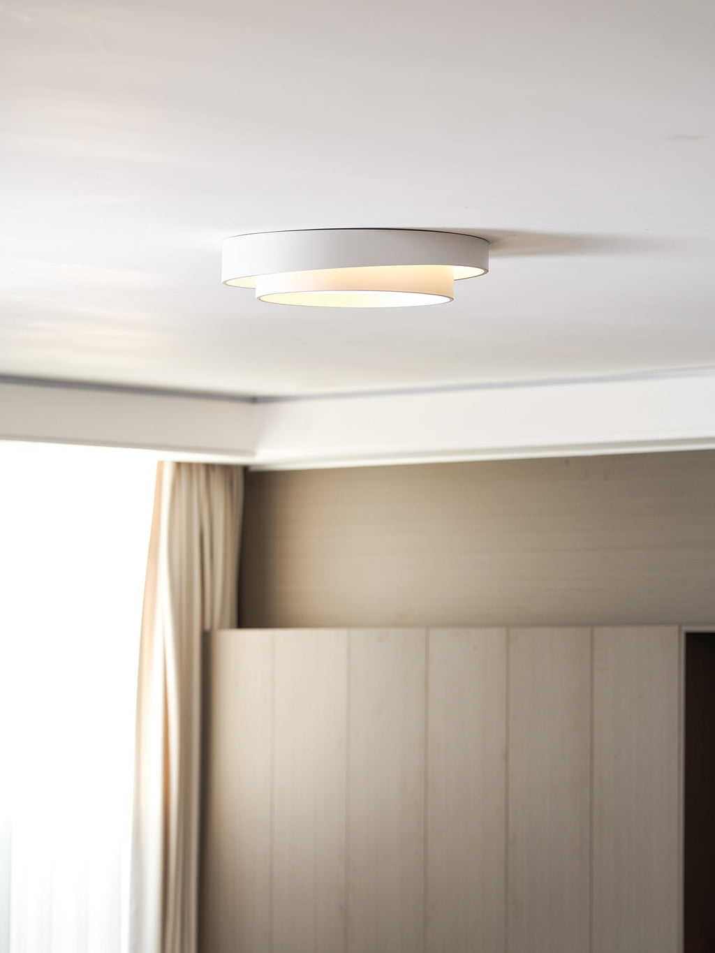 Modern Layered Round Flush Mount Ceiling Light